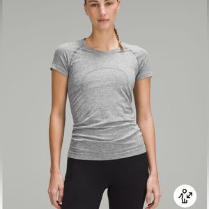 Lululemon - size 6 - Swiftly tech short sleeve shirt- Grey